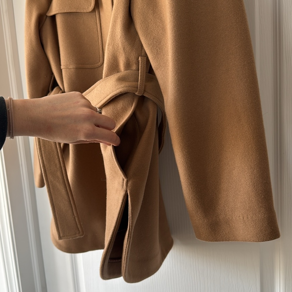 Wilfred Rialto Brown Utility Jacket with Belt and Collar - Picture 4 of 7